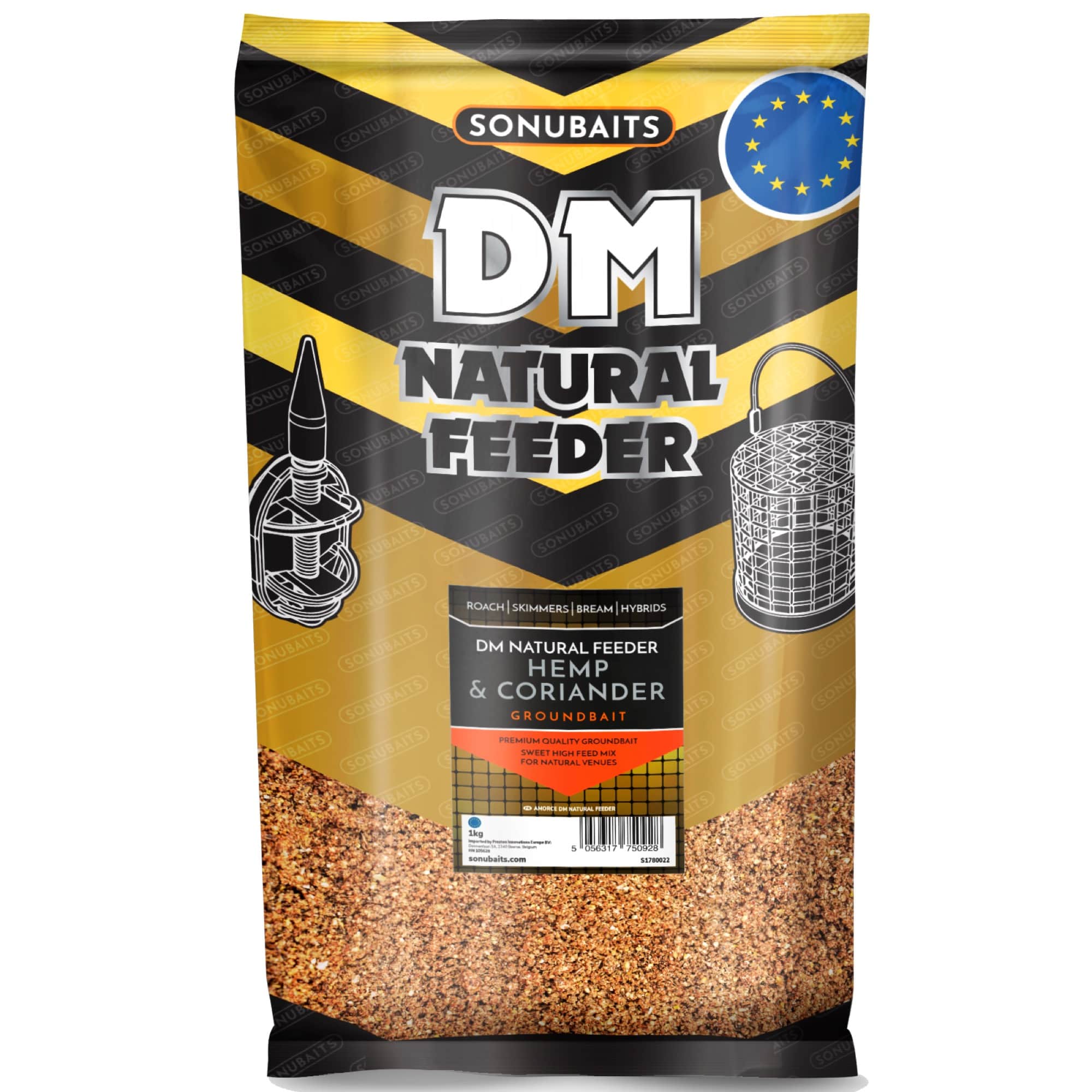 Sonubaits dutch master DM natural feeder hemp coriander