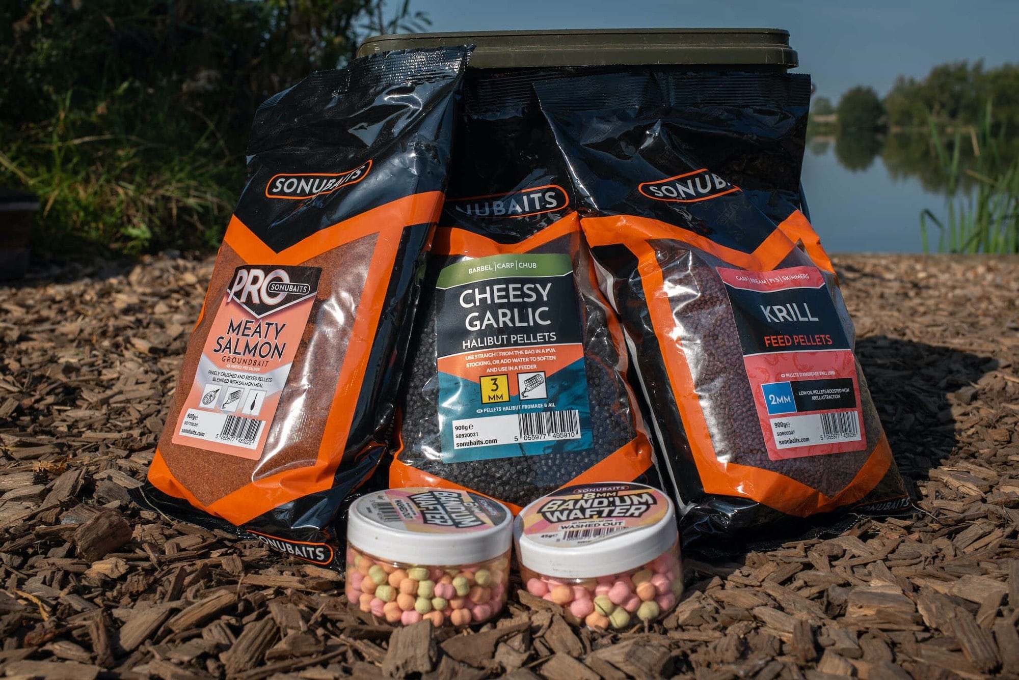 sonubaits cheesy garlic halibut pellets