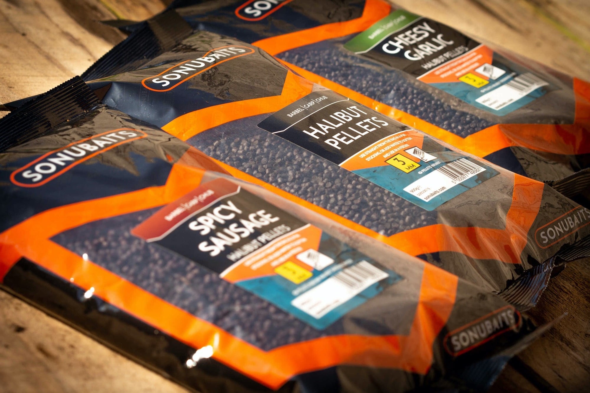 sonubaits cheesy garlic halibut pellets