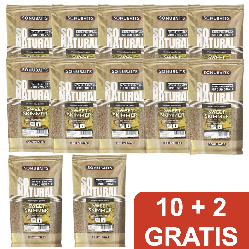 Sonubaits so natural groundbait pakket deal
