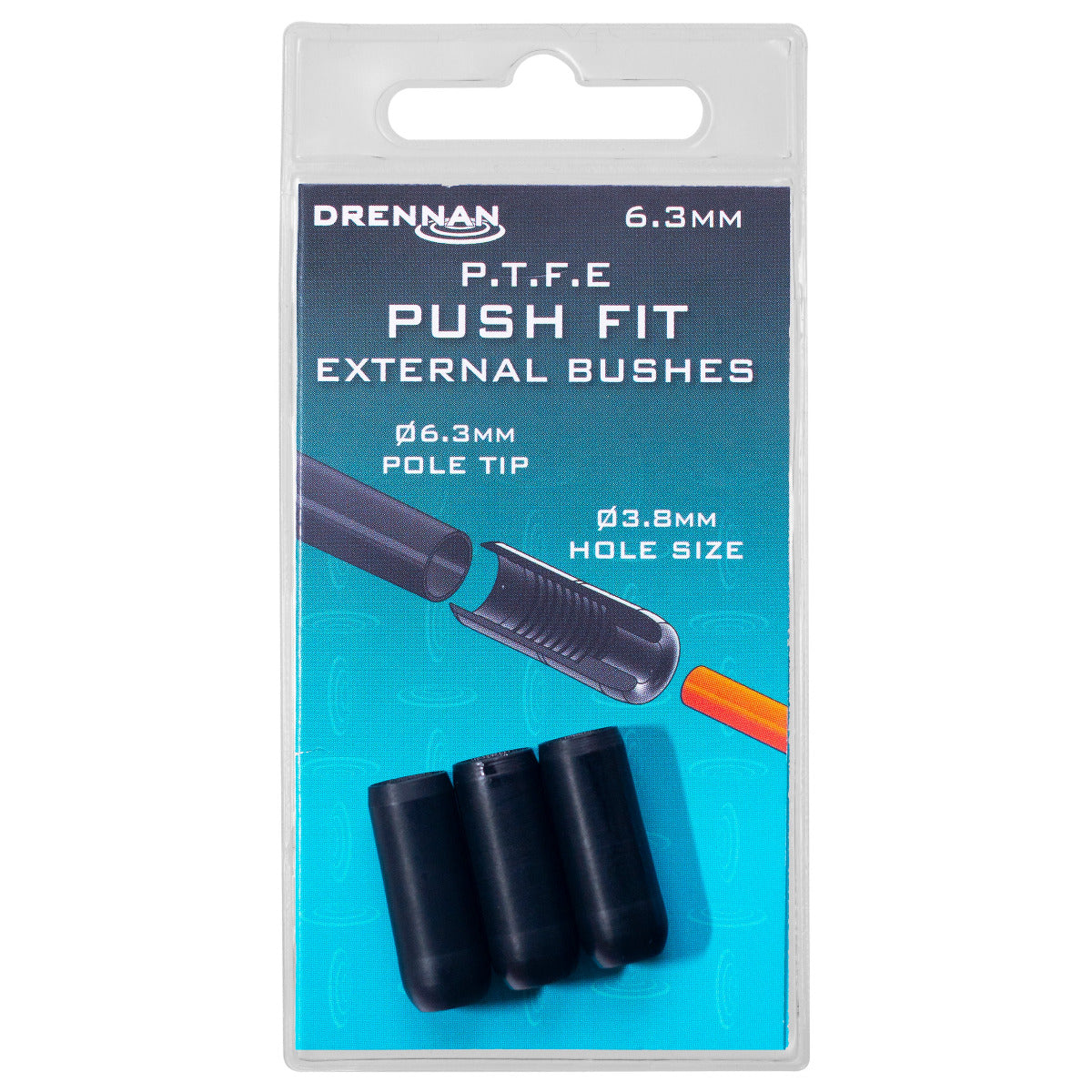 Drennan push fit external bushes