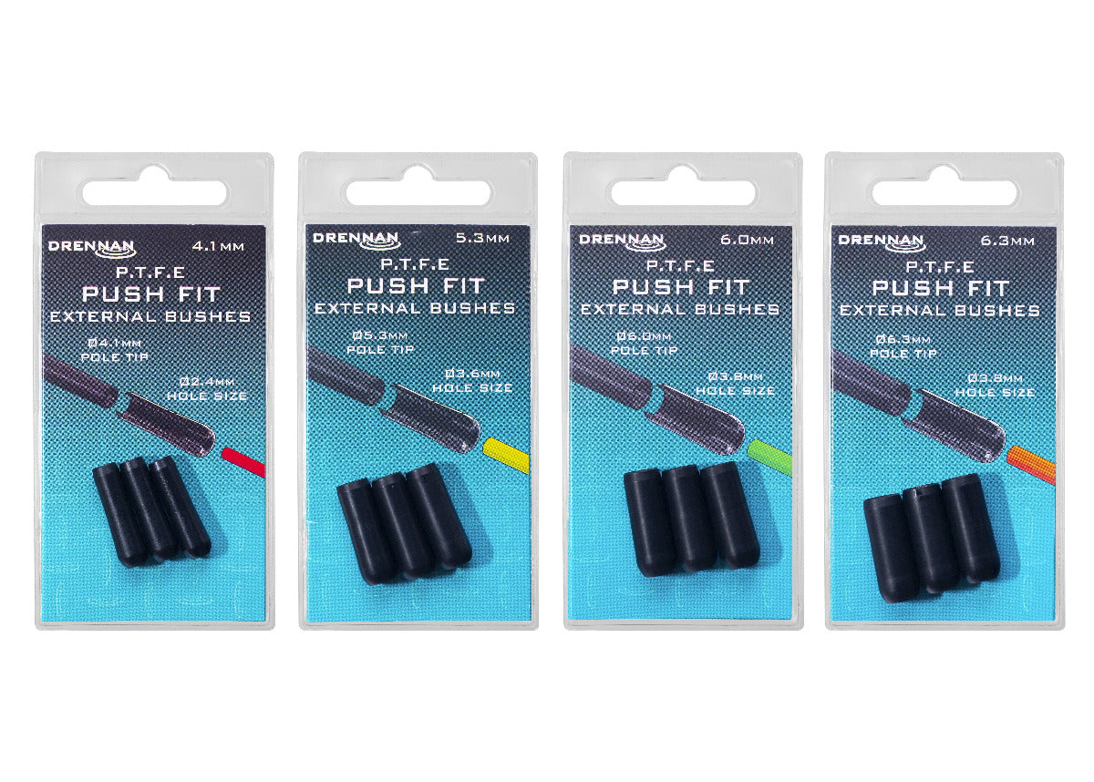 Drennan push fit external bushes