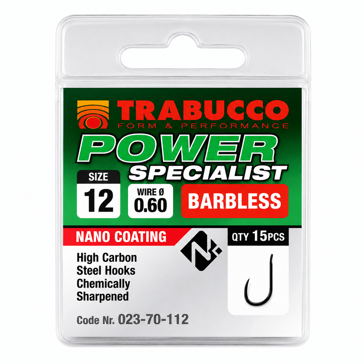 Trabucco-Power-Specialist-Barbless-Haken-size-12