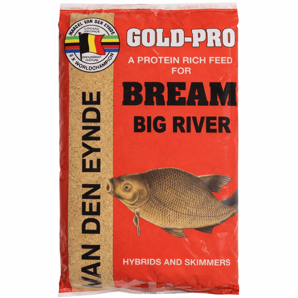 Van Den Eynde Gold-Pro Bream Big River 1kg verpakking