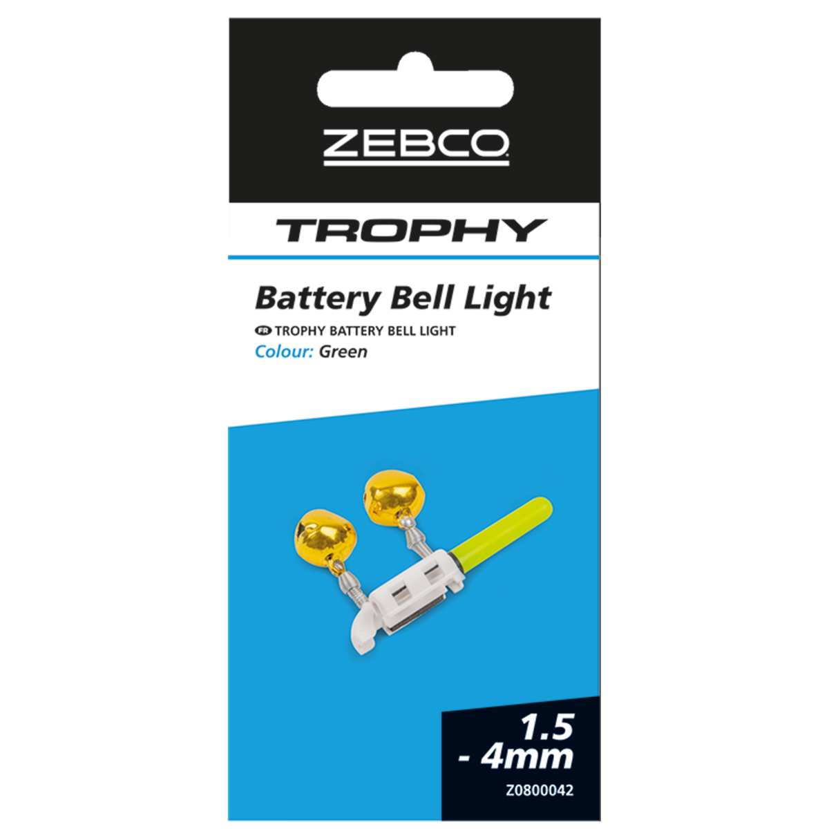 Zebco battery bell light green