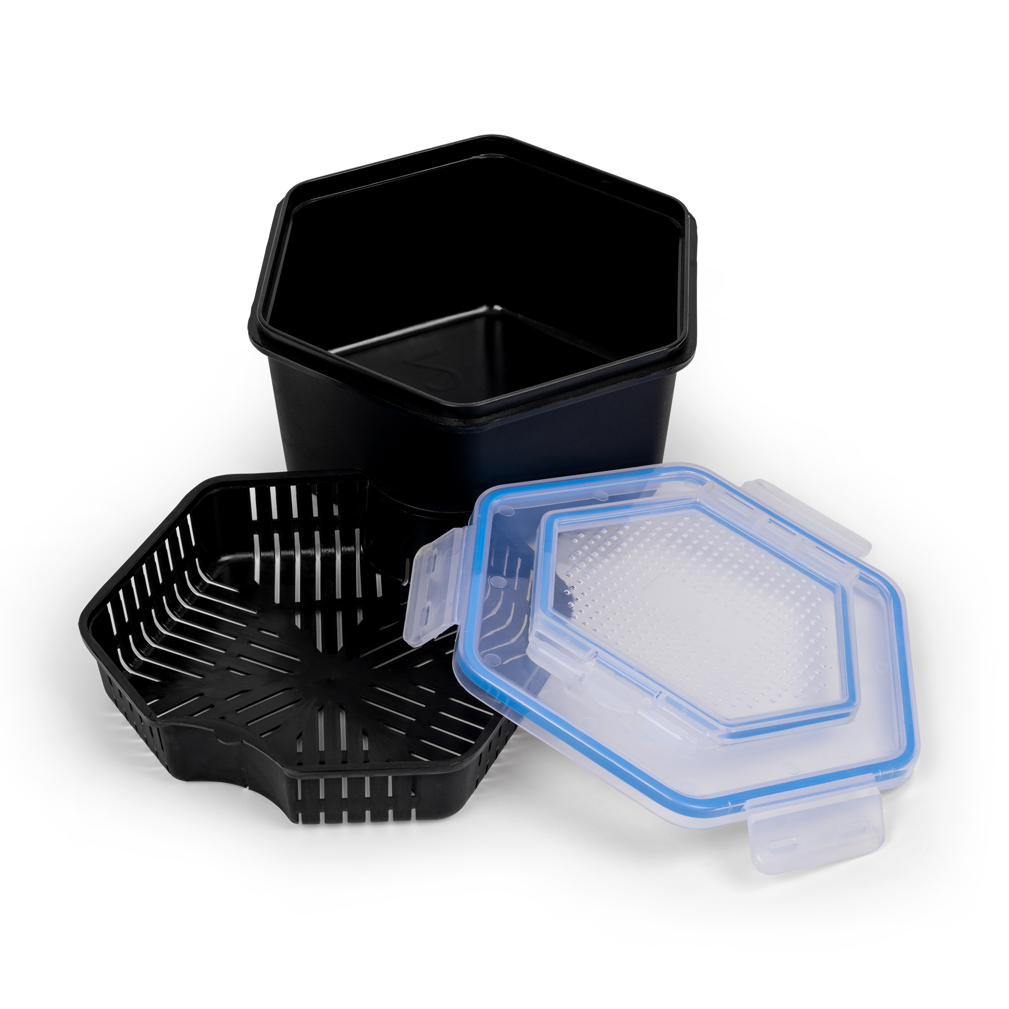 Zebco secura lock bait box and sieve 2l