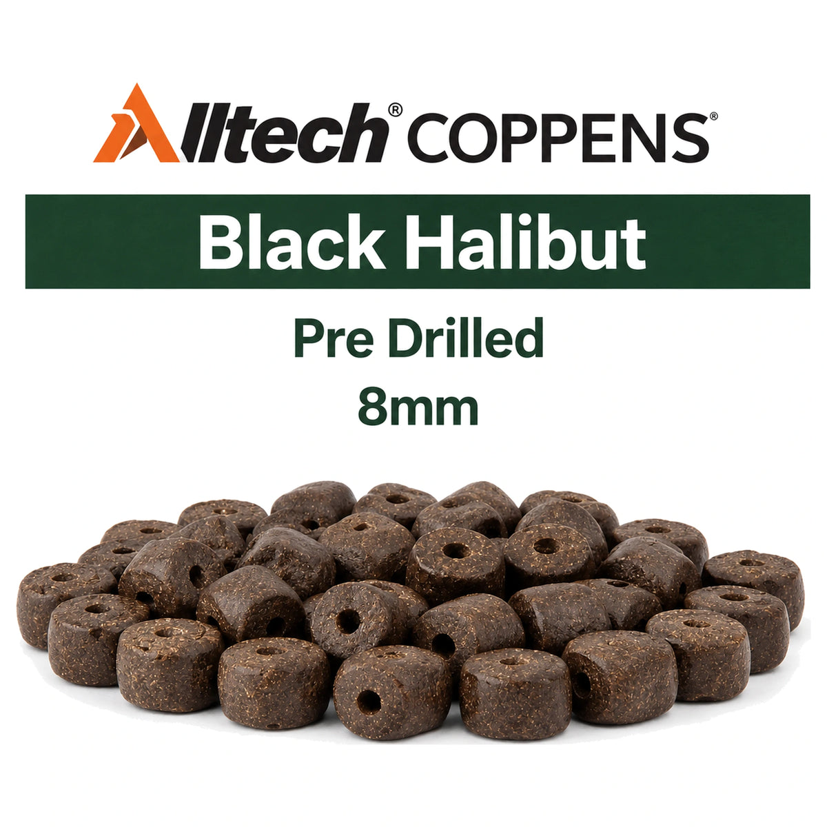 Alltech Coppens Pre-Drilled Black Halibut 8mm