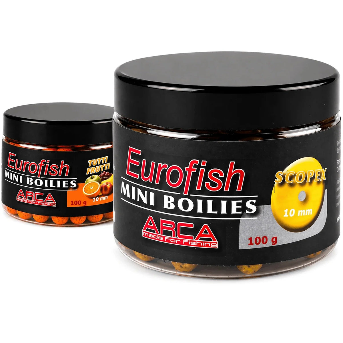 Arca Eurofish Pre-Drilled Mini Boilies 10 mm – voorgeboorde mini-boilies, 75 g