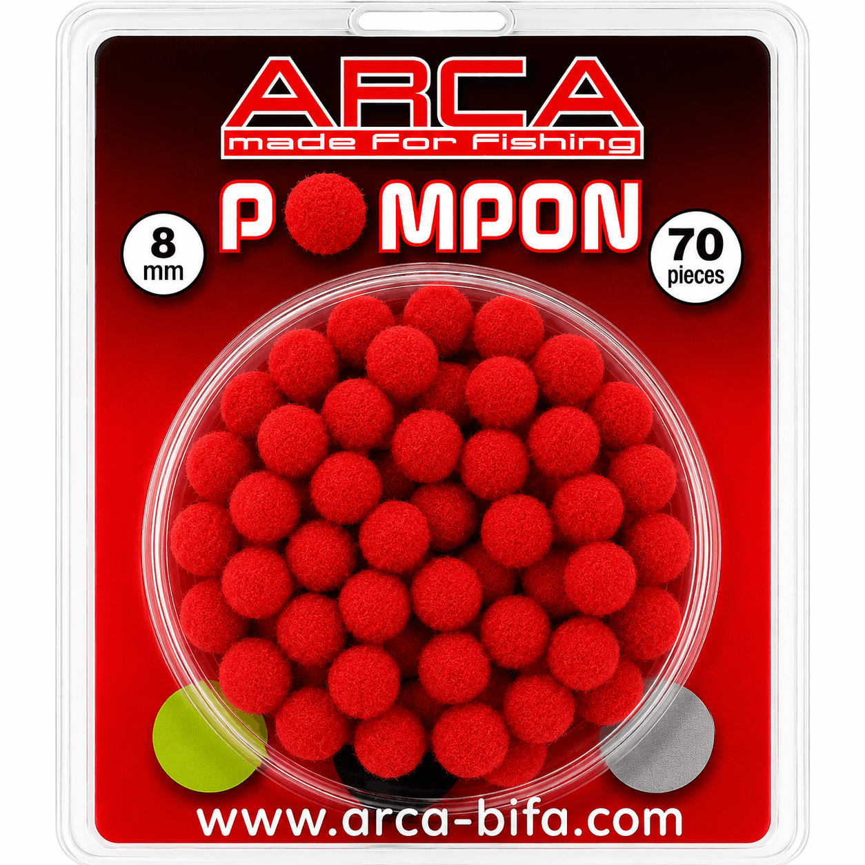 arca-pompon-8mm-rood