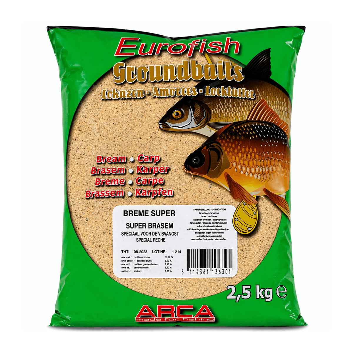 Eurofish Breme Super Super Brasem 2,5 kg verpakking