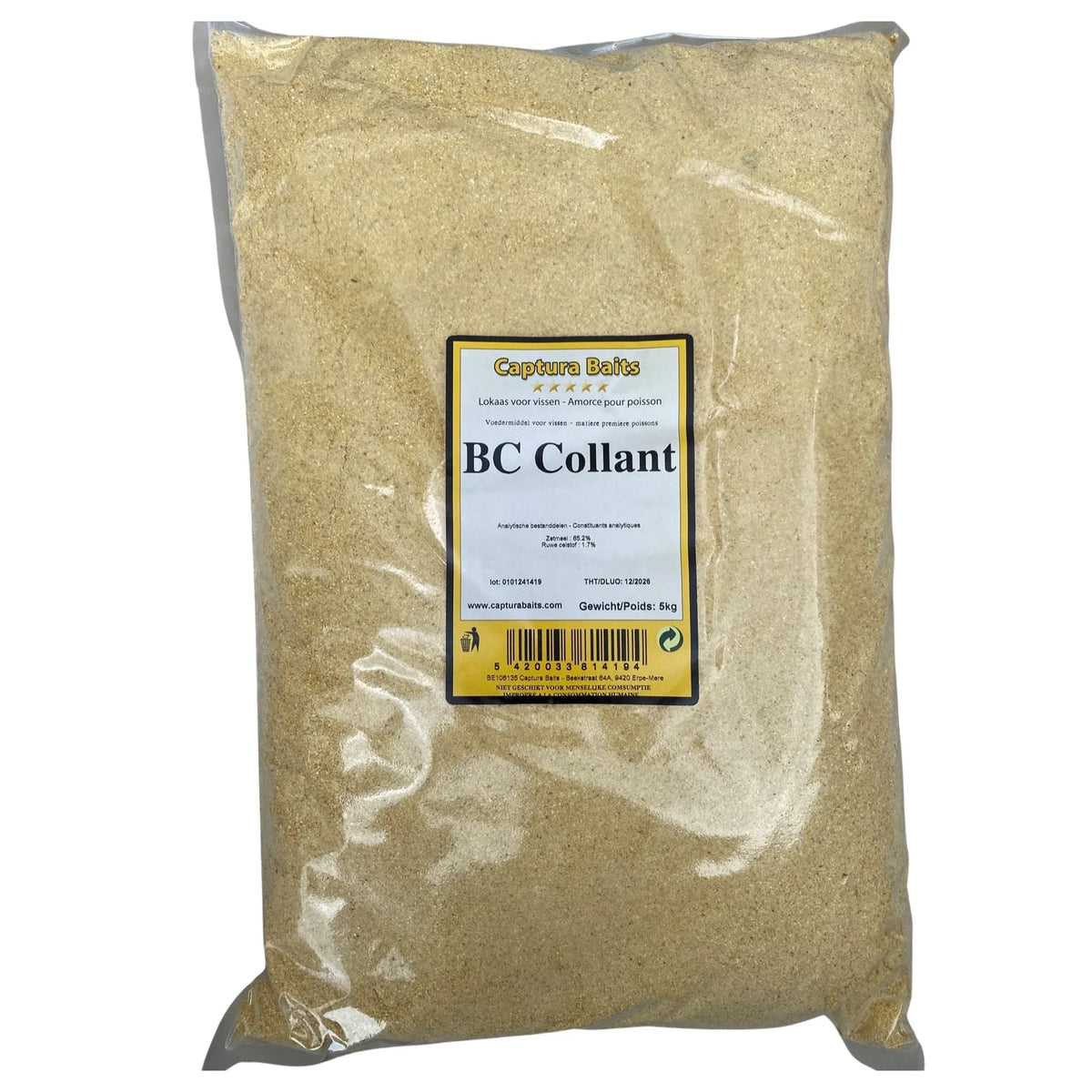 Captura Baits BC Collant 5kg – oorspronkelijke verpakking met gemalen babycorn