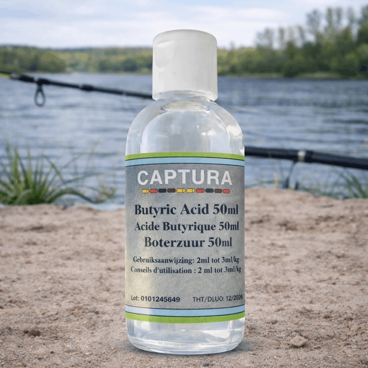 Captura Baits Butyric Acid – boterzuur, 50 ml aan de waterkant