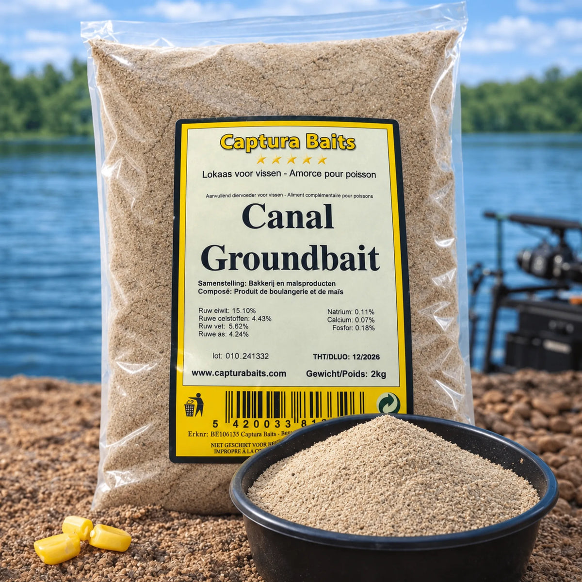 Captura Baits Canal Roach Groundbait 2 kg gebruik aan de waterkant