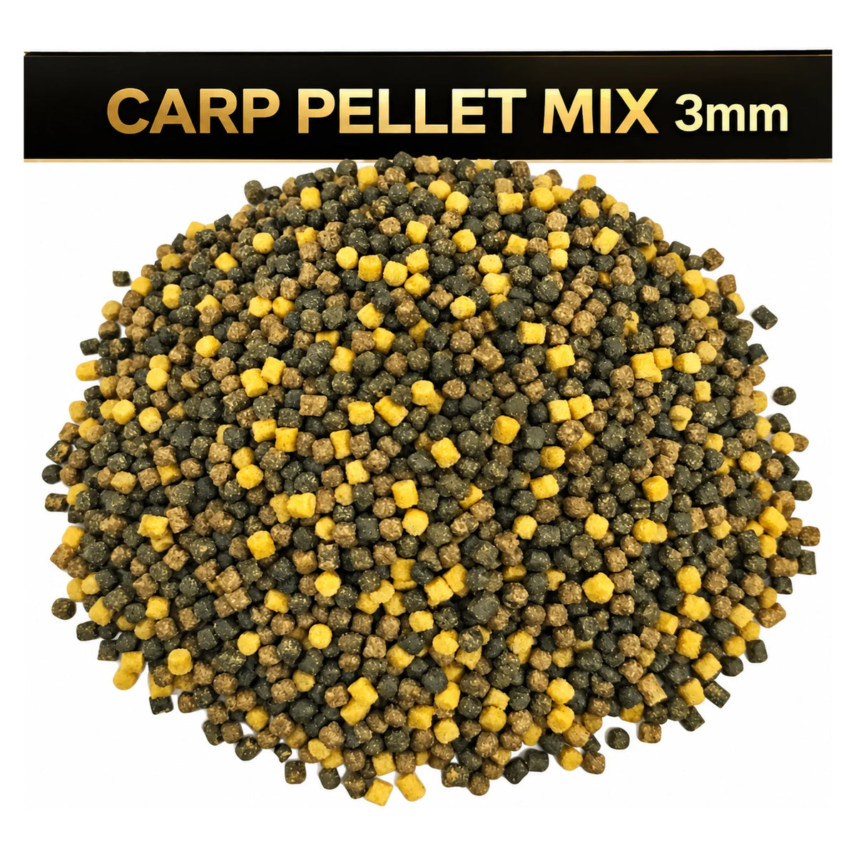 Captura Baits Carp Pellets Mix 1 kg 3 mm – variantbeeld van fijne gemengde pellets
