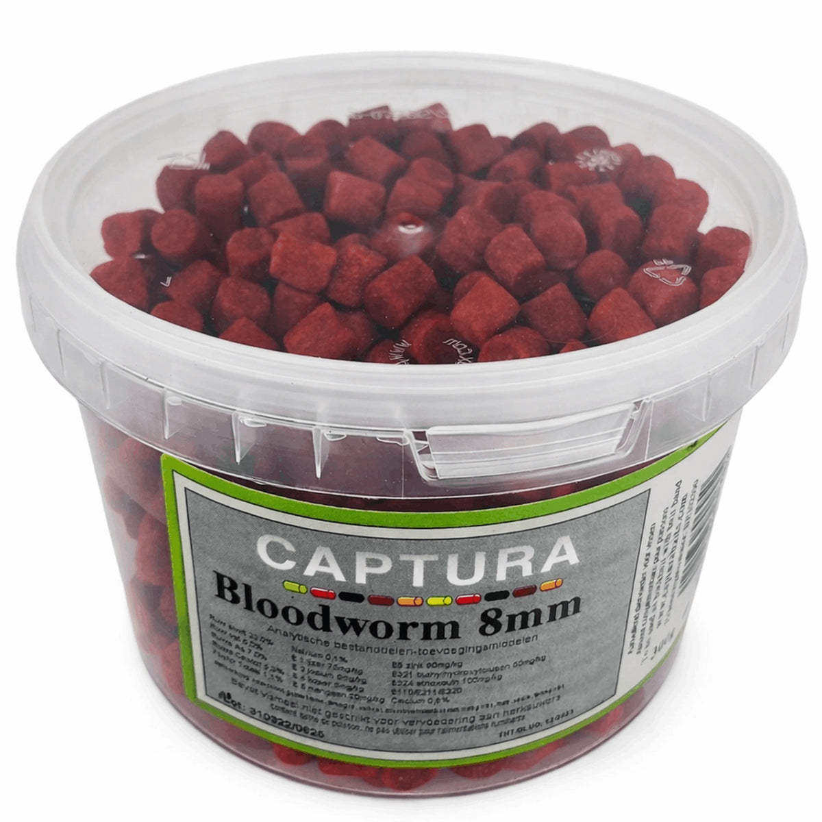 Captura Baits Flavoured Pellets Bloodworm 8mm