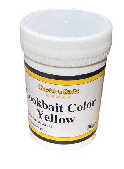Captura Baits hookbait color yellow