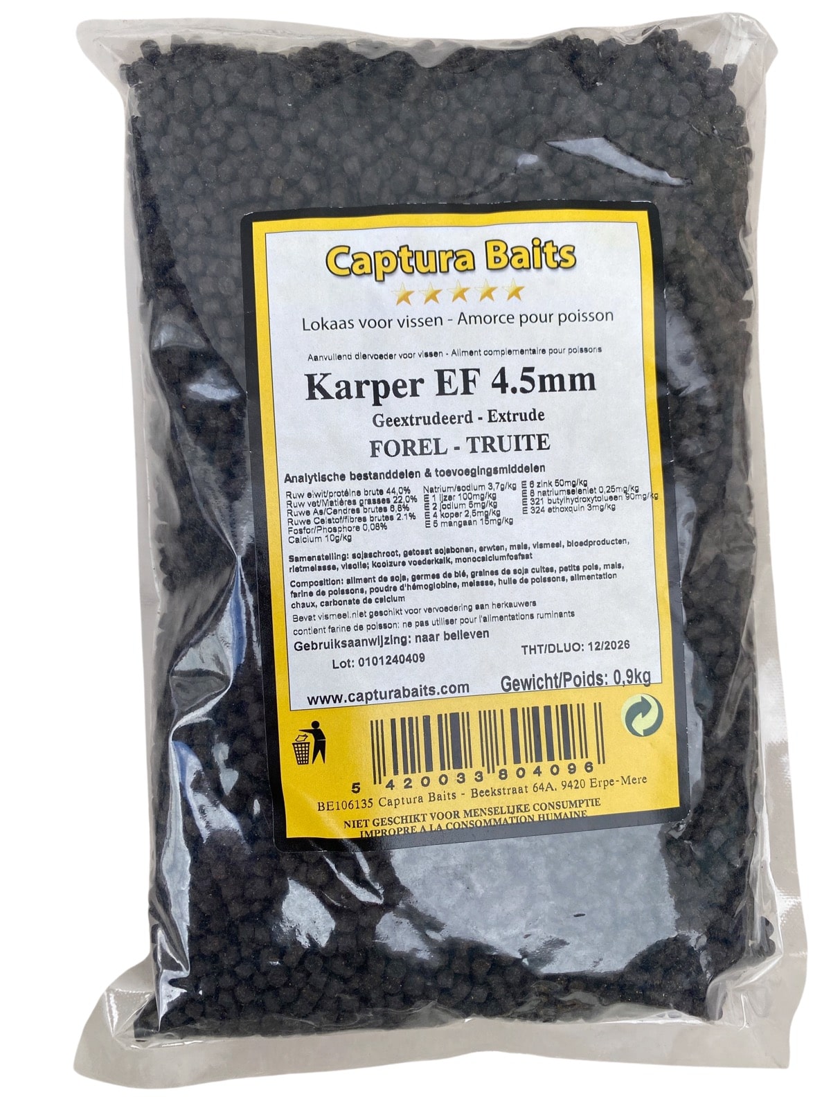 Captura Baits Karper EF 4.5mm