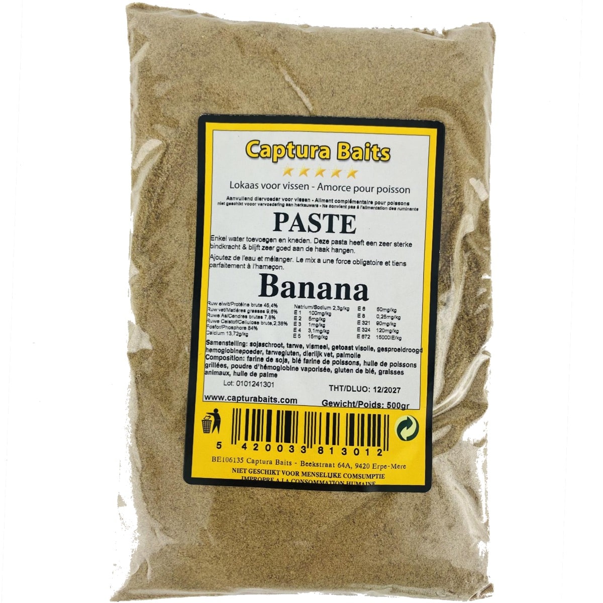 Captura Baits Paste Banana 500g