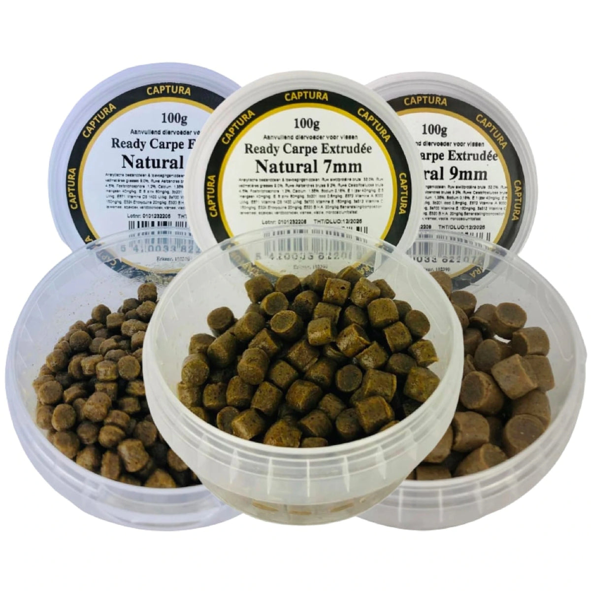 Captura Baits Ready Carpe Extrudee – assortiment bakjes