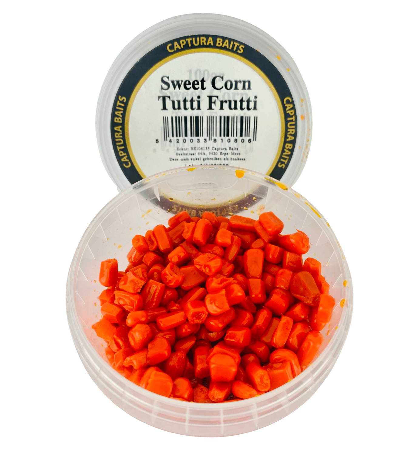 captura baits sweet corn mais tutti frutti