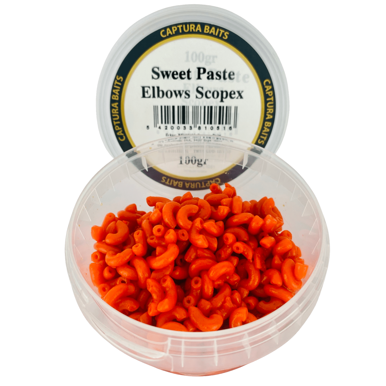 captura baits sweet paste elbows macaroni pasta scopex