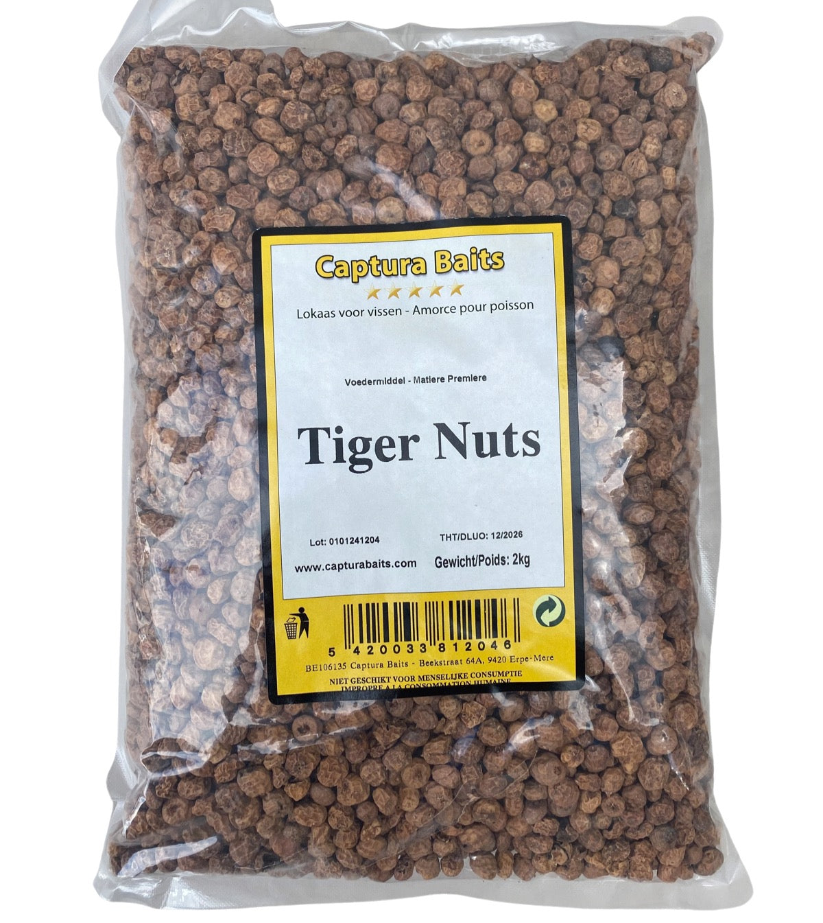 Captura Baits tijgernoten 2kg