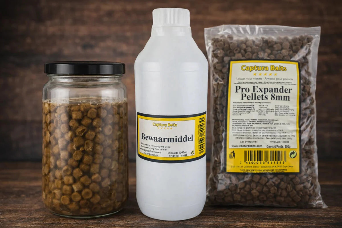Captura Baits Pro Expander Pellets met Bewaarmiddel