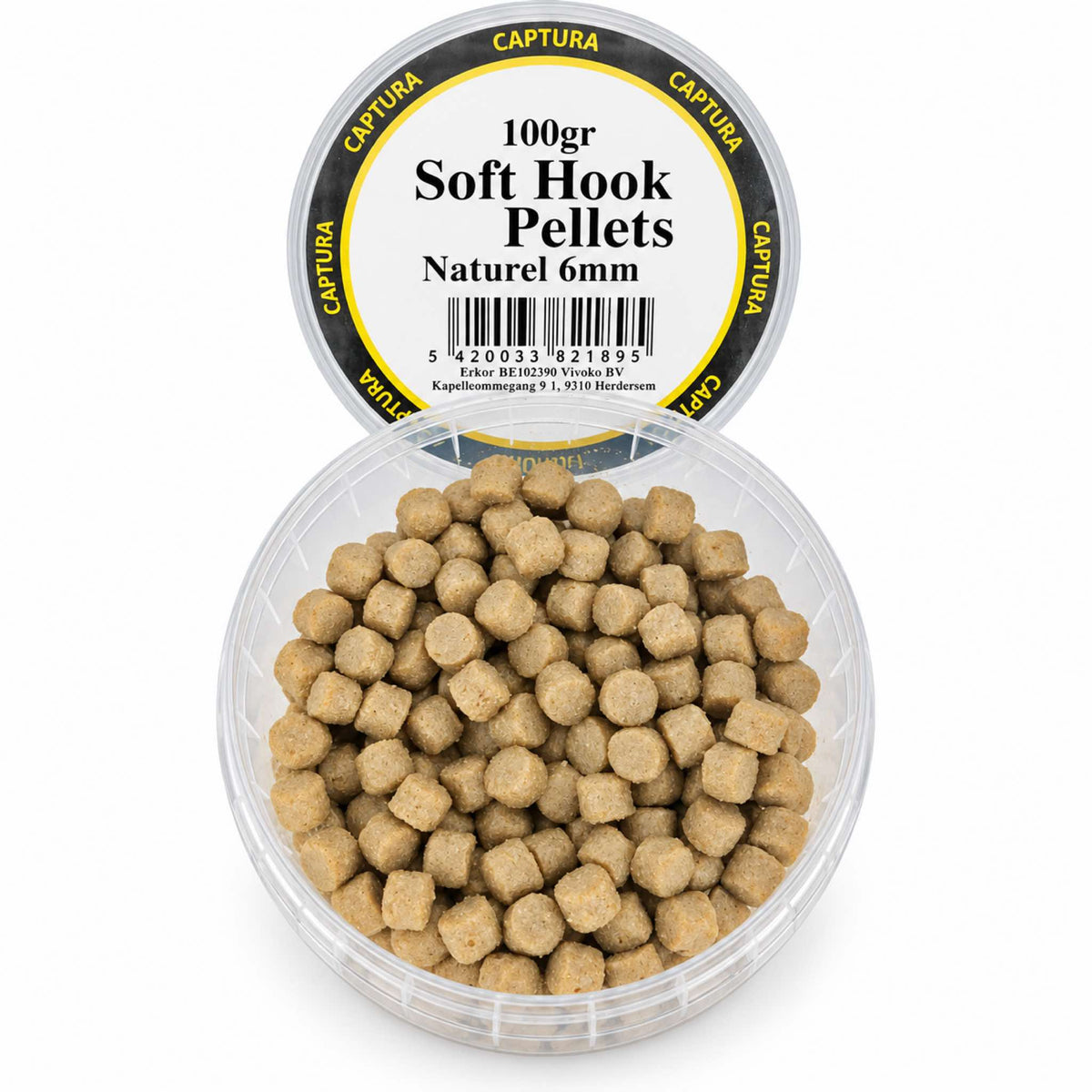Captura Baits Soft Hook Pellets Natural 6mm