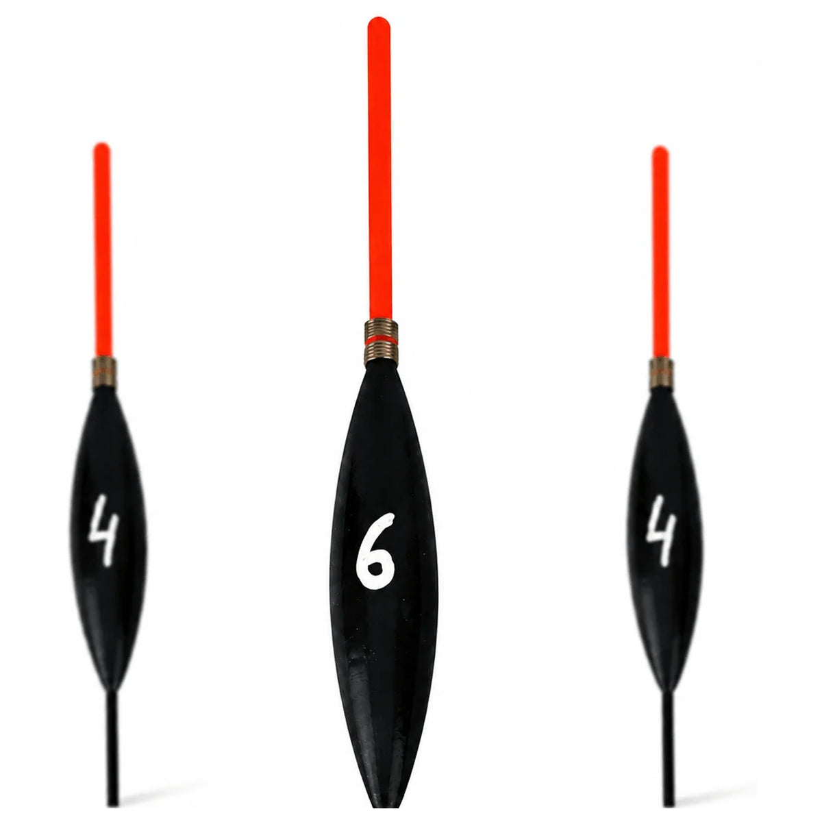 Carpshop24 Carp 3 dobbers met rode antenne assortiment