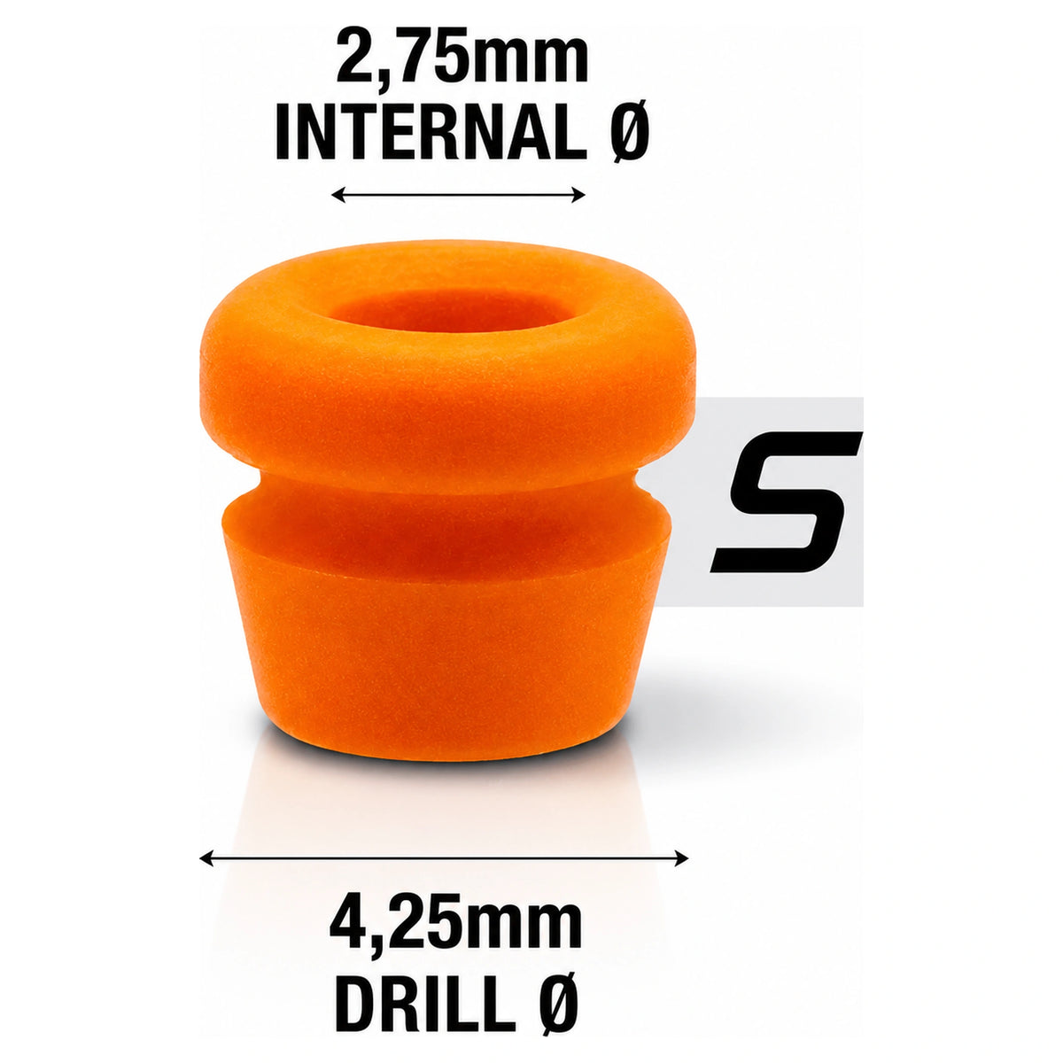 Colmic Easy Strippa S – interne diameter 2,75 mm en boordiameter 4,25 mm