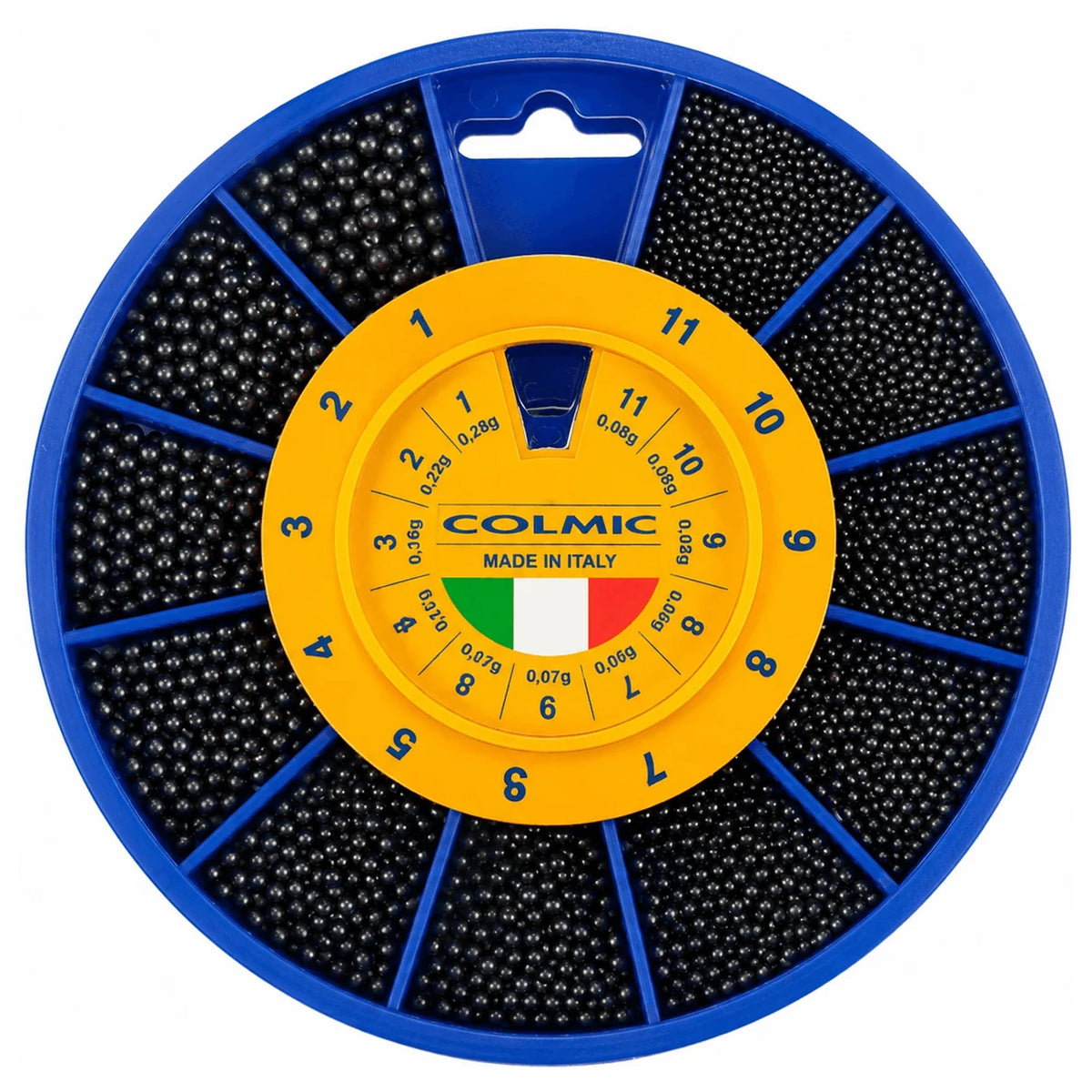 Colmic Mascotte Gigante Dispenser – ronde verdeeldoos met visloodjes