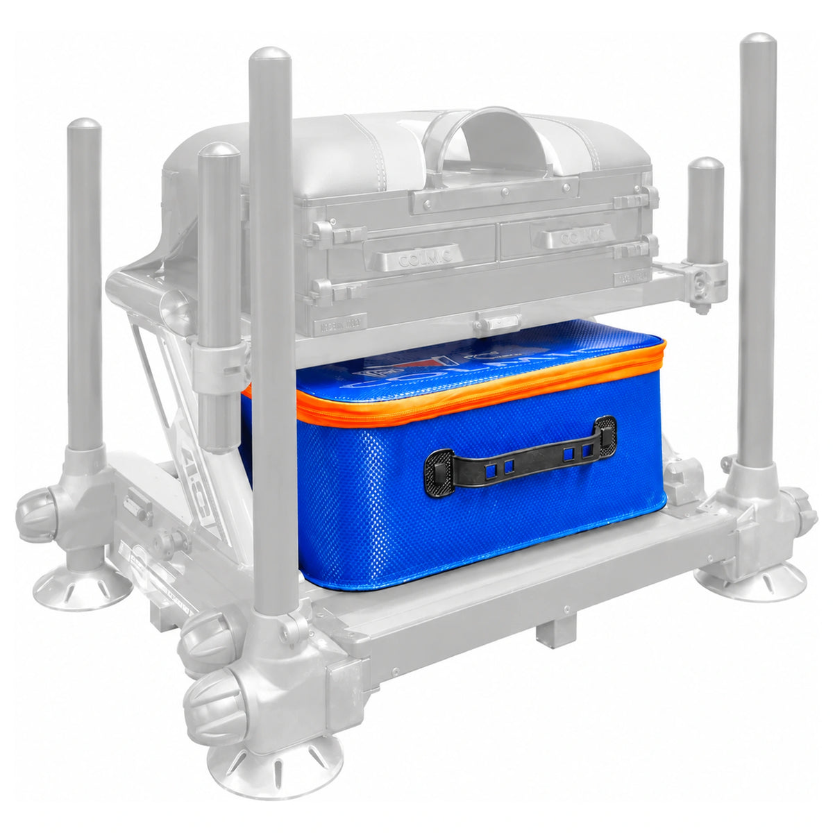 Colmic Seat Box Storage – blauwe opbergbox voor de zitkist
