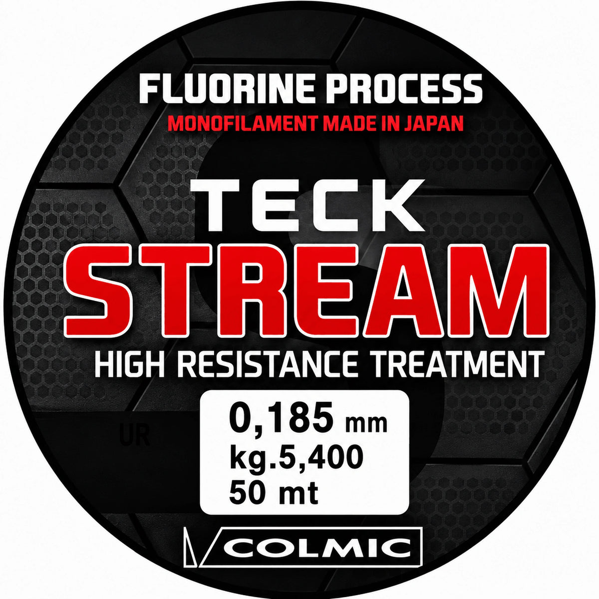 Colmic Teck Stream 50 m nylon vislijn – 0,185 mm, 5,40 kg