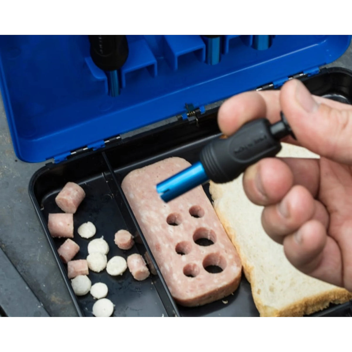 Preston Commercial Punch Kit voor brood en vlees als haakaas