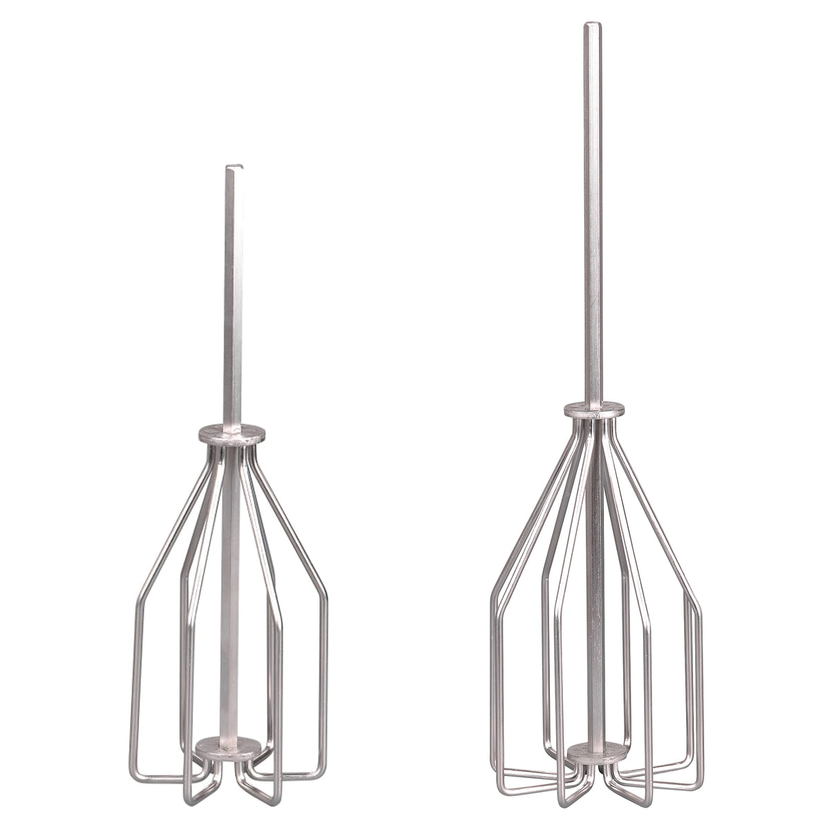 Cresta Baitmixer – Medium 4714-402 en Large 4714-403 naast elkaar