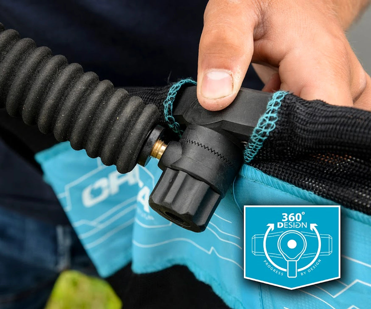 Cresta Easy Dry Keepnet 360° Block 3m – verstelblok bevestigd aan een steun