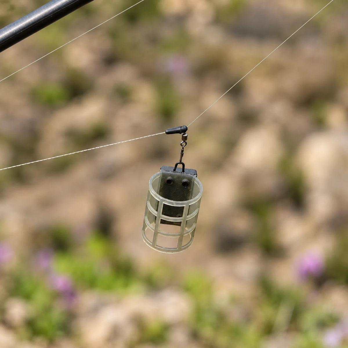 Cresta Free Running Swivel Stopper detail aan de vislijn