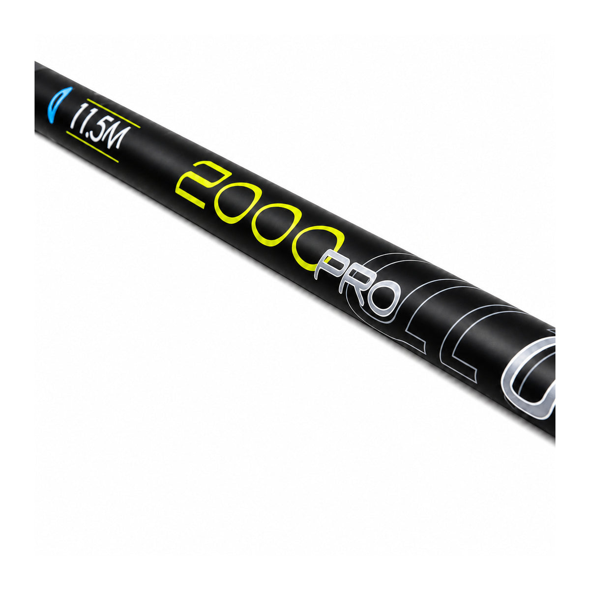 Cresta Identity Ultra 2000 Pro 11.5m Superpack – zwarte hengelblank met gele 2000-opdruk en zilveren PRO-markering