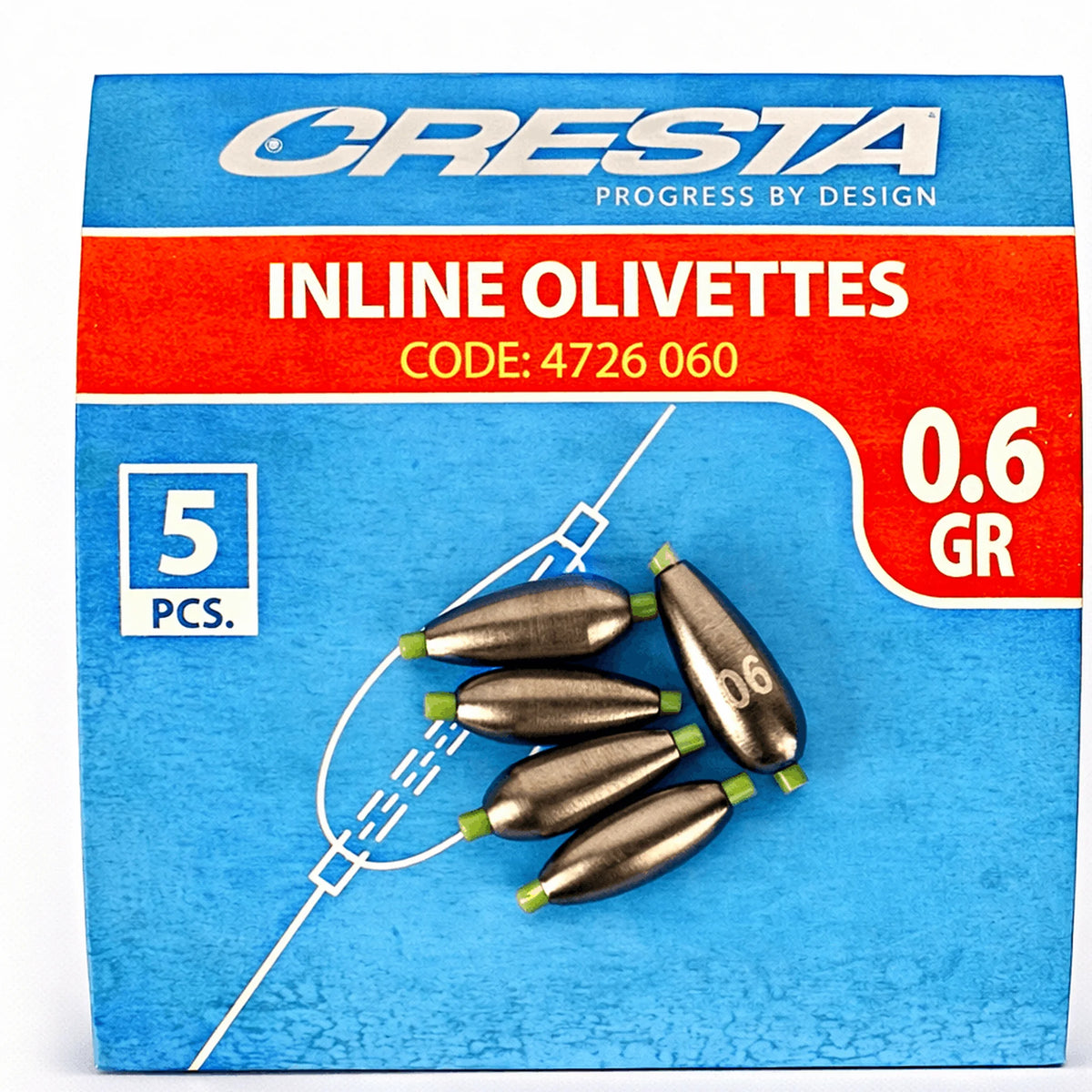 Cresta Inline Olivettes 0,6 g