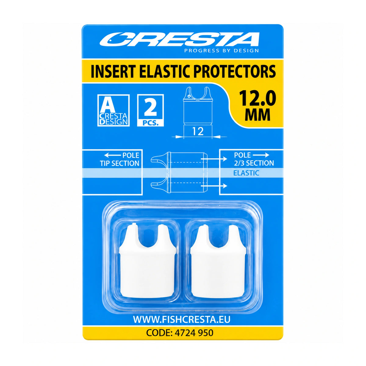 Cresta Insert Elastic Protectors 12 mm - 2 stuks