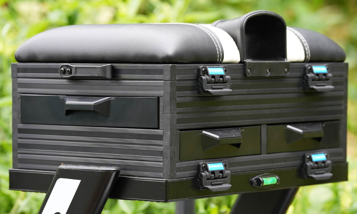 Cresta Solith C400 Pro Seatbox met lades, magnetische sluitingen en waterpas