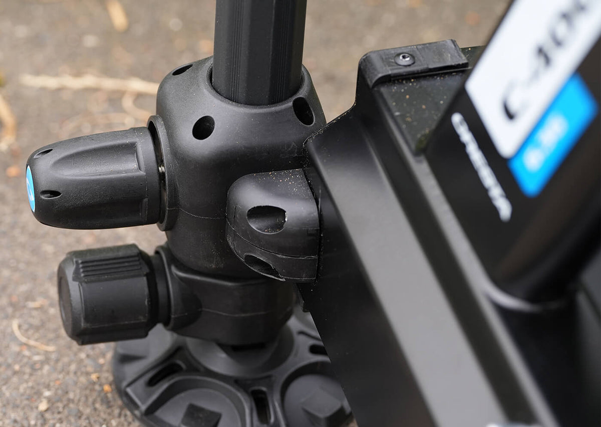 Cresta Solith C400 Pro Seatbox detail van de pootkoppeling