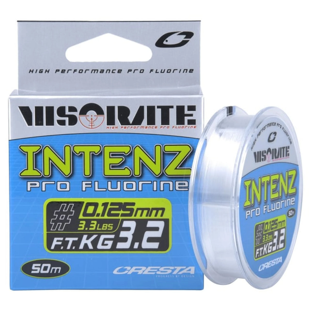Cresta Visorate Intenz Pro Fluorine 50 m – spoel en verpakking 0,125 mm