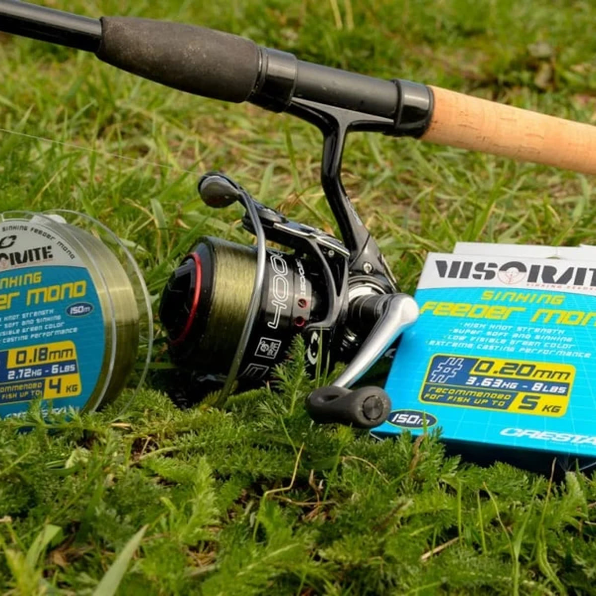 Cresta Visorate Sinking Feeder Mono 150 m – productafbeelding van de nylon feederlijn