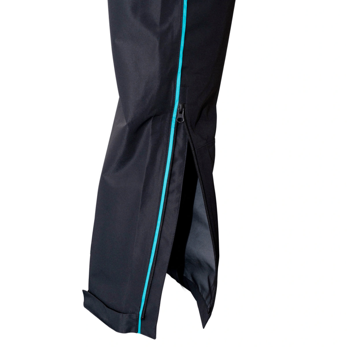 Drennan 10K Trouser – geopende lange enkelrits met inzetstuk en verstelbaar lipje onderaan de broekspijp