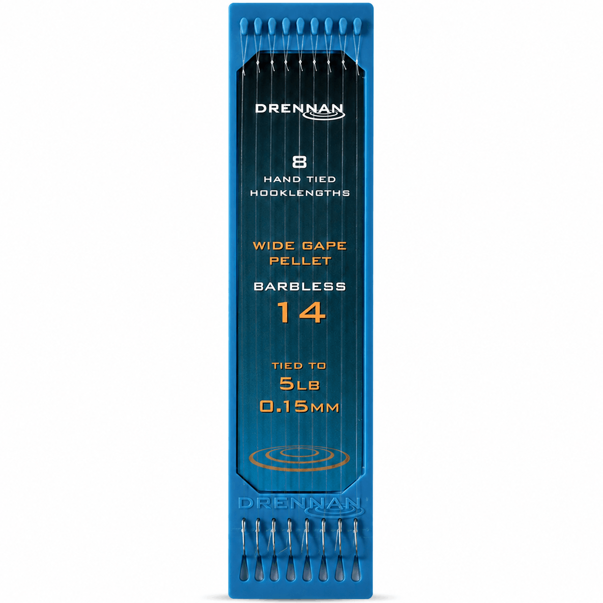 drennan-Wide-Gape-Pellet-barbless-hooklengths-onderlijnen-size-14-015mm