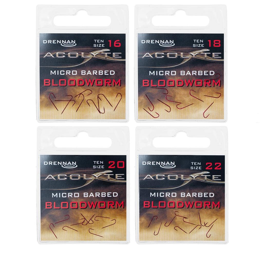 drennan acolyte bloodworm micro barbed haken
