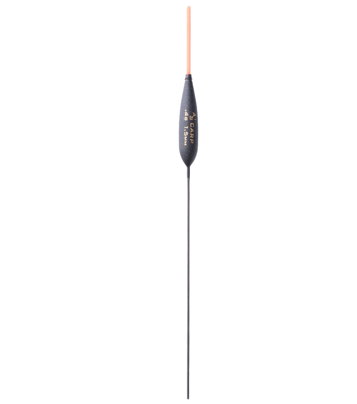 Drennan AS Carp 1 0.4g: volledig aanzicht met rode antenne en carbon ondersteel
