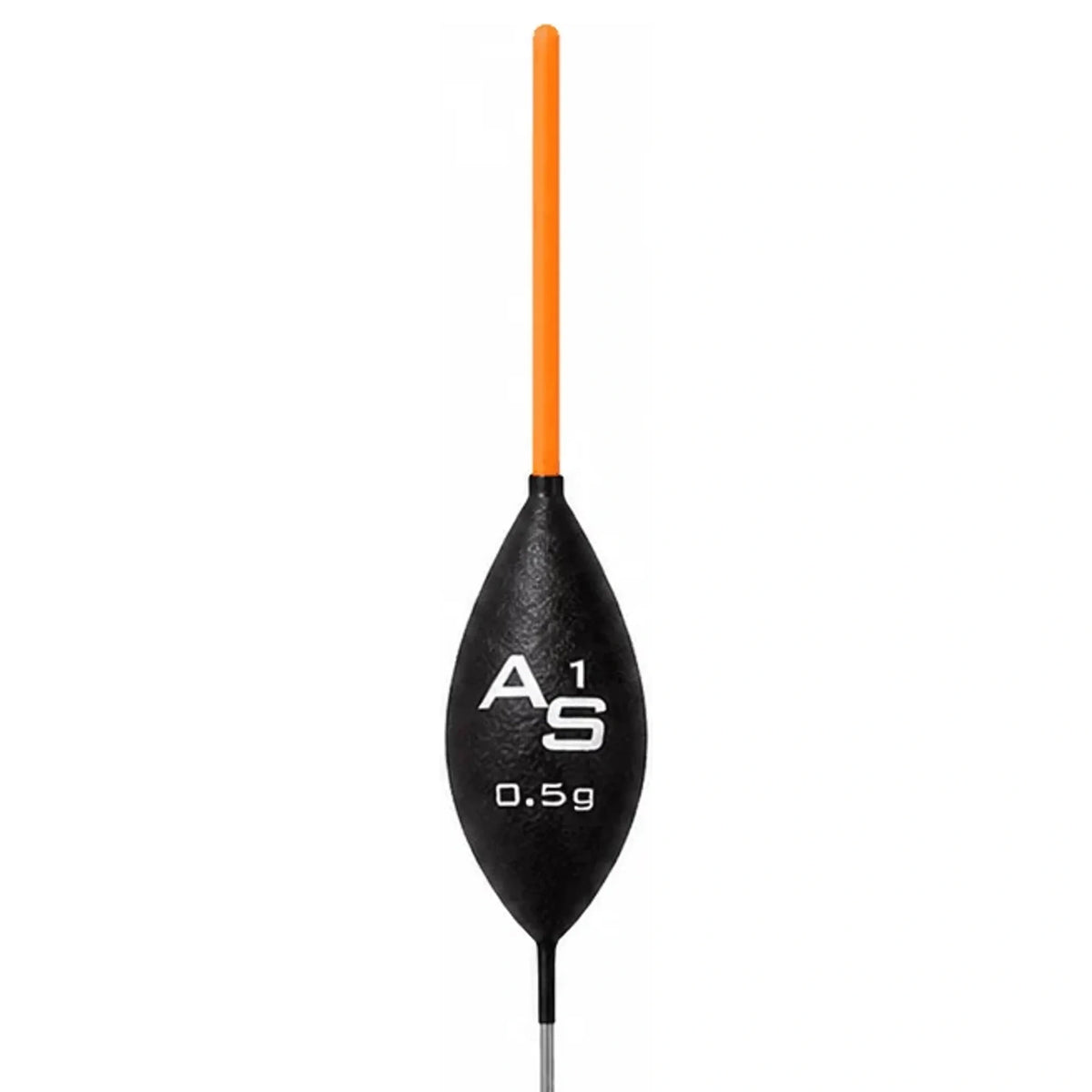 Zwarte Drennan AS1 dobber met oranje antenne en opdruk 0.5 g