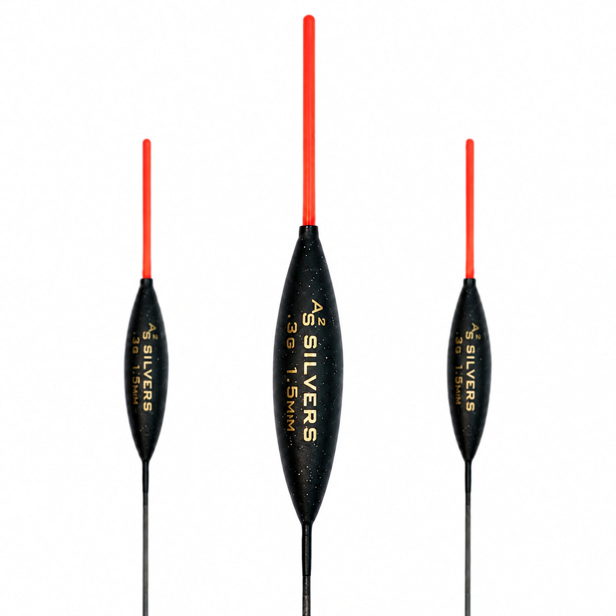 Drennan AS2 Silvers 0.30 g – close-up met gewichtsopdruk en antennedikte 1.5 mm